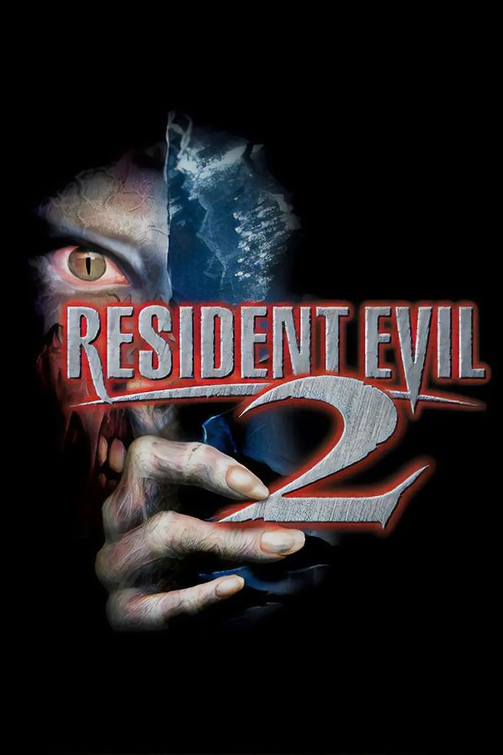 Cảnh đường phố Raccoon City trong game Resident Evil 2 năm 1998, thể hiện kiến trúc cổ kính và không khí u ám