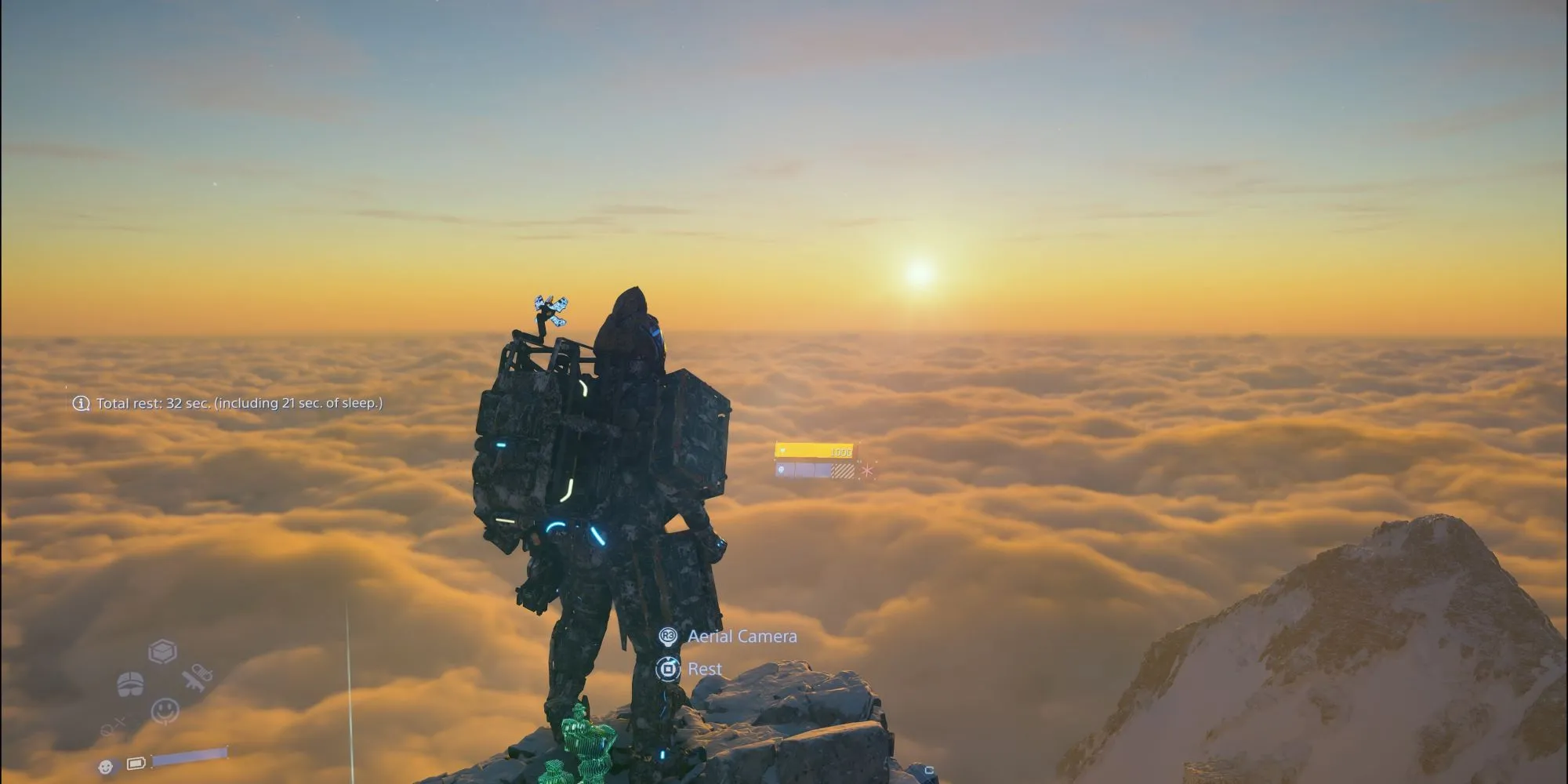 DHV Magellan đang di chuyển trên mặt nước trong death stranding 2