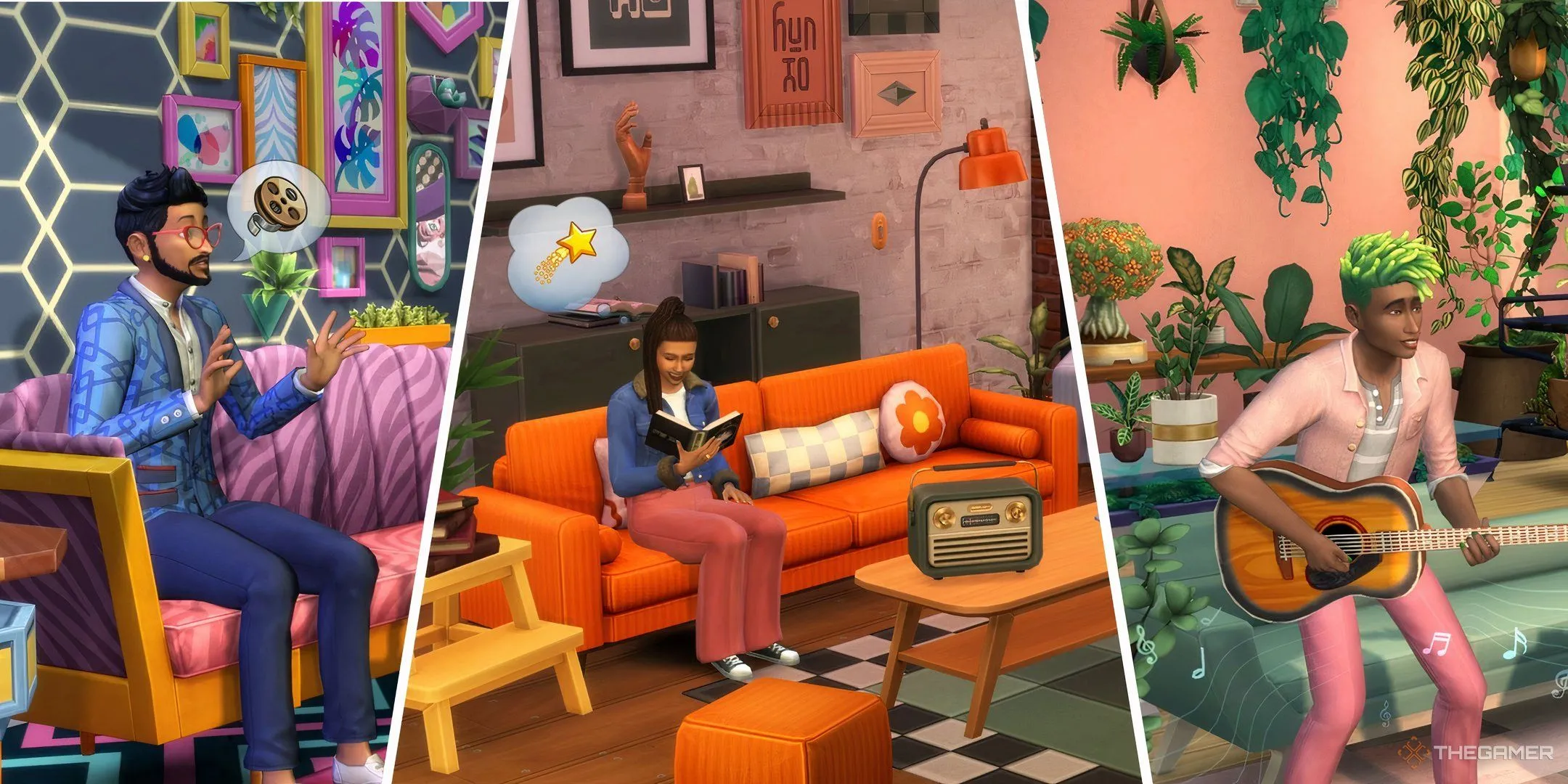Giao diện các gói xây dựng của The Sims 4, minh họa tiềm năng sáng tạo kiến trúc.