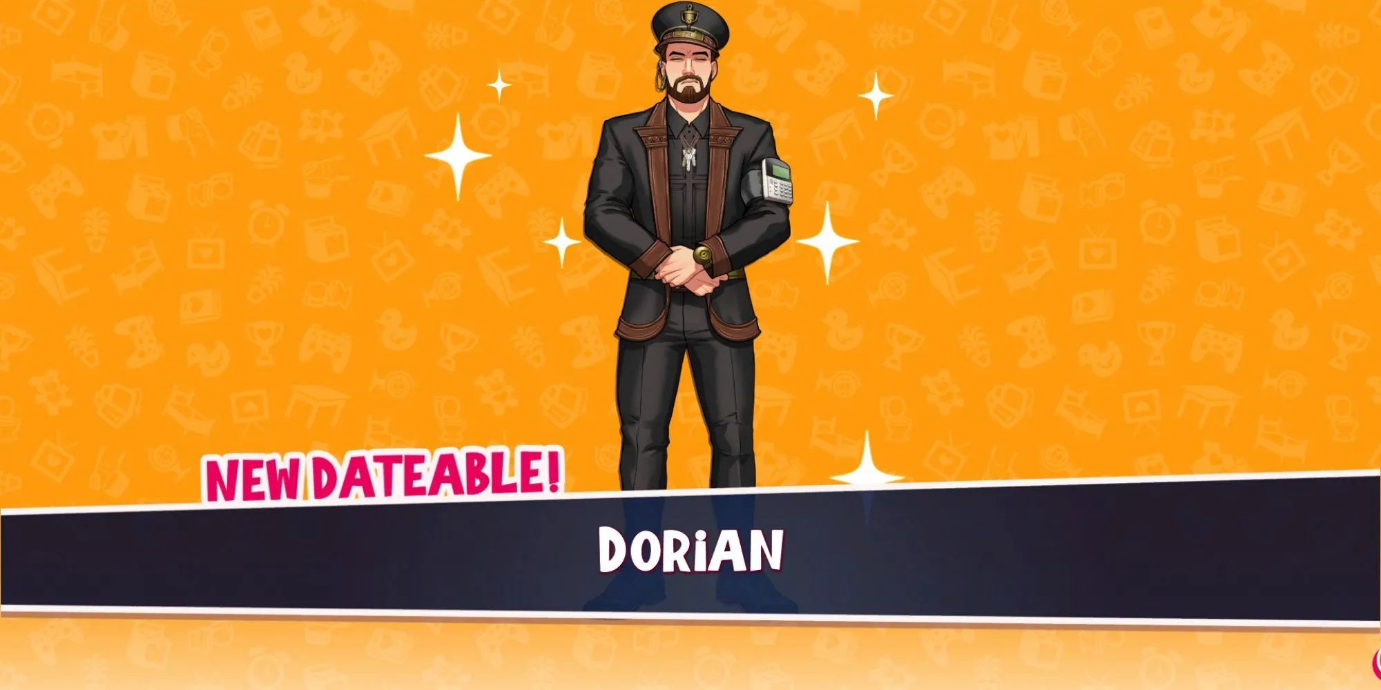 Giao diện Roomers hiển thị các đồ vật trong phòng và mức độ &quot;Dateable&quot; của chúng.