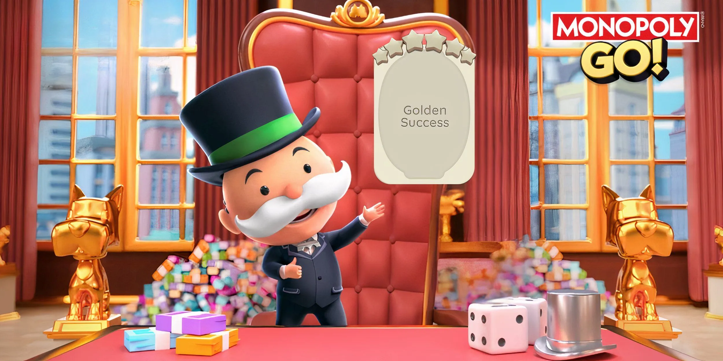 Gói sticker 6 sao siêu hiếm trong game Monopoly GO, chìa khóa để hoàn thành bộ sưu tập