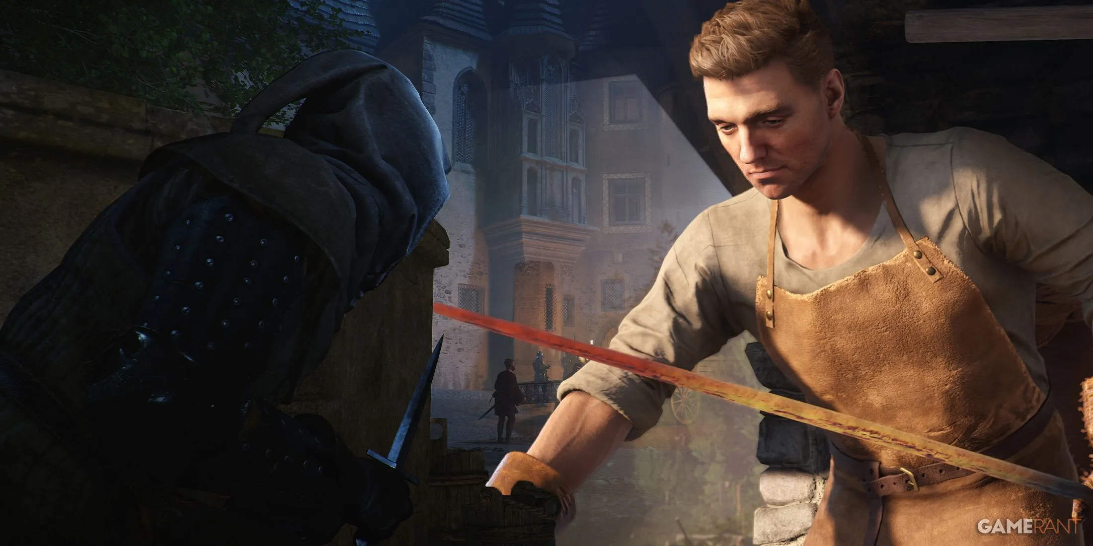 Henry tại lò rèn trong Kingdom Come Deliverance 2, gợi ý tiềm năng endgame của DLC Legacy of the Forge