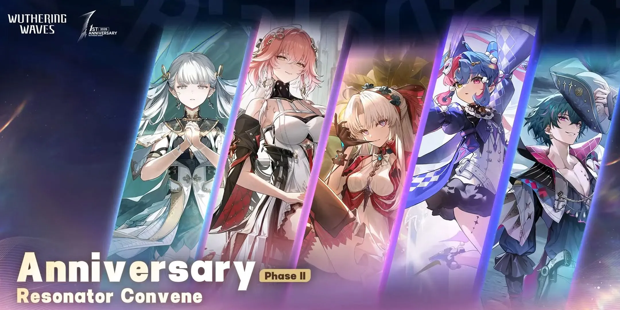 Hình ảnh banner sự kiện Anniversary Resonator Convene Rerun Giai đoạn 2 của Wuthering Waves