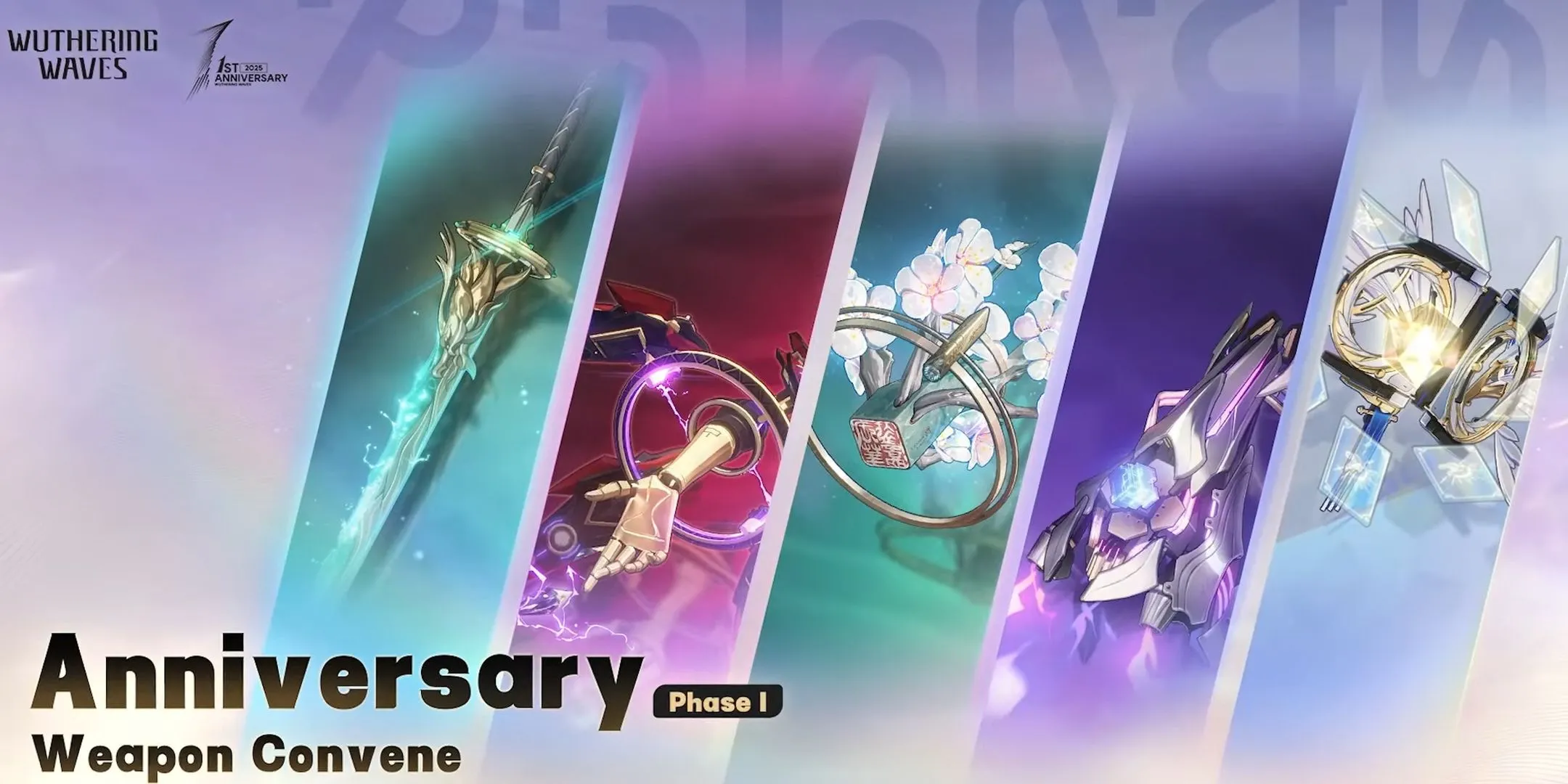 Hình ảnh banner sự kiện Anniversary Weapon Rerun Giai đoạn 1 của Wuthering Waves