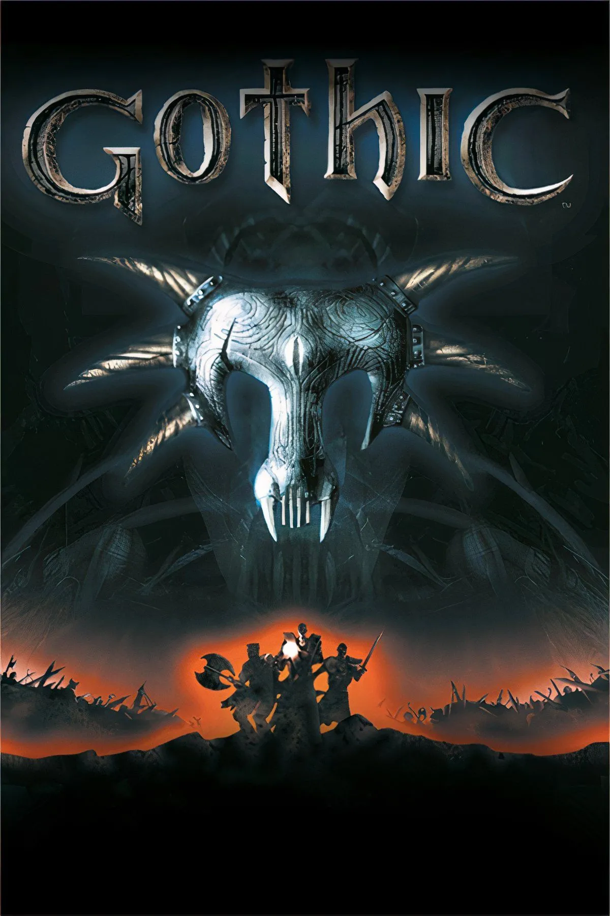 Hình ảnh đại diện của tựa game Gothic, một game nhập vai kinh điển từ Piranha Bytes được biết đến với độ khó và thế giới mở độc đáo.