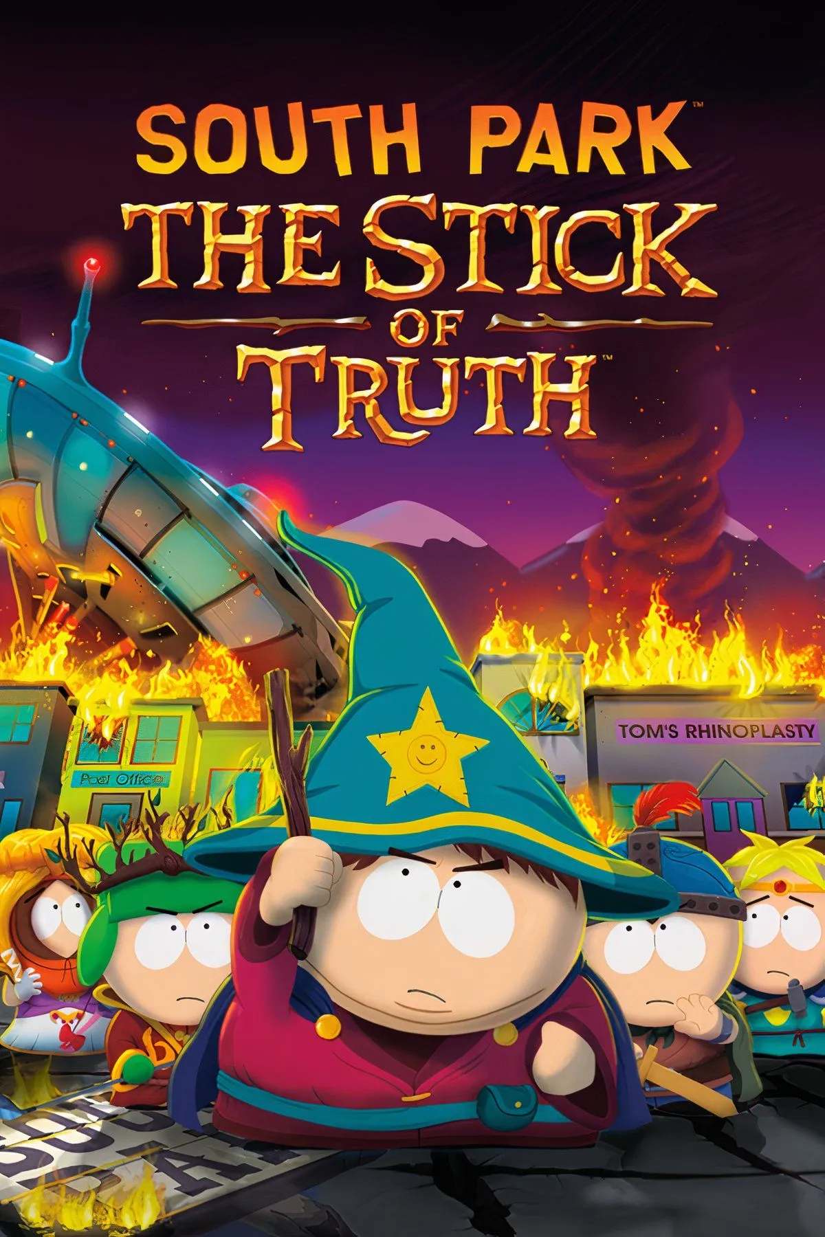 Hình ảnh nghệ thuật của South Park: The Stick of Truth, một game nhập vai chuyển thể từ IP nổi tiếng với yếu tố hài hước độc đáo.