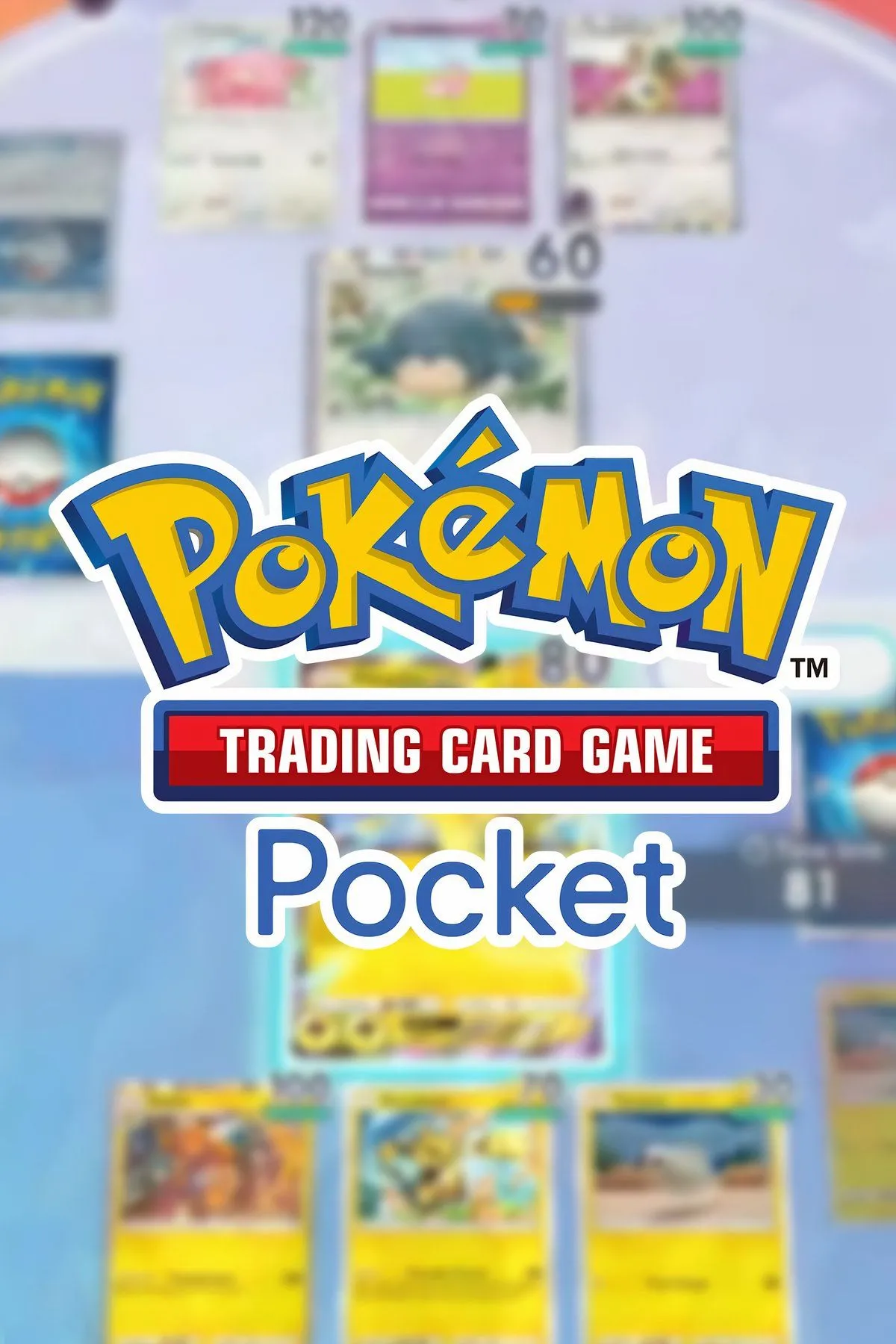 Hình ảnh quảng bá tổng quan của tựa game thẻ bài Pokemon TCG Pocket