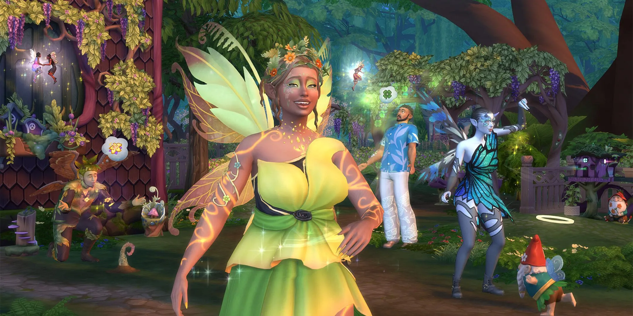 Hình ảnh tổng quan hướng dẫn The Sims 4 Enchanted by Nature, gợi ý khám phá thế giới tiên