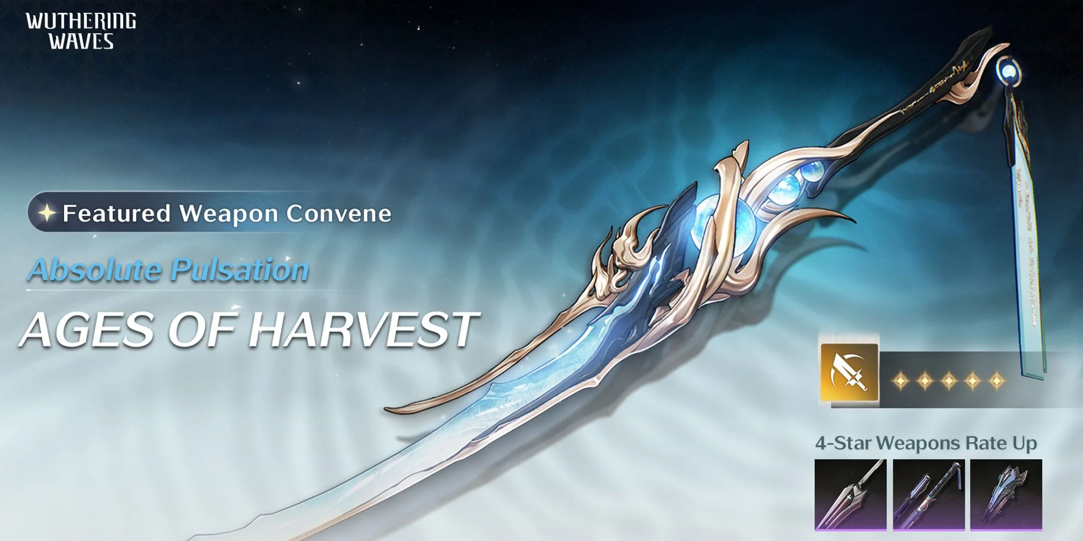 Hình ảnh vũ khí Ages of Harvest - vũ khí độc quyền của Jinhsi trong Wuthering Waves