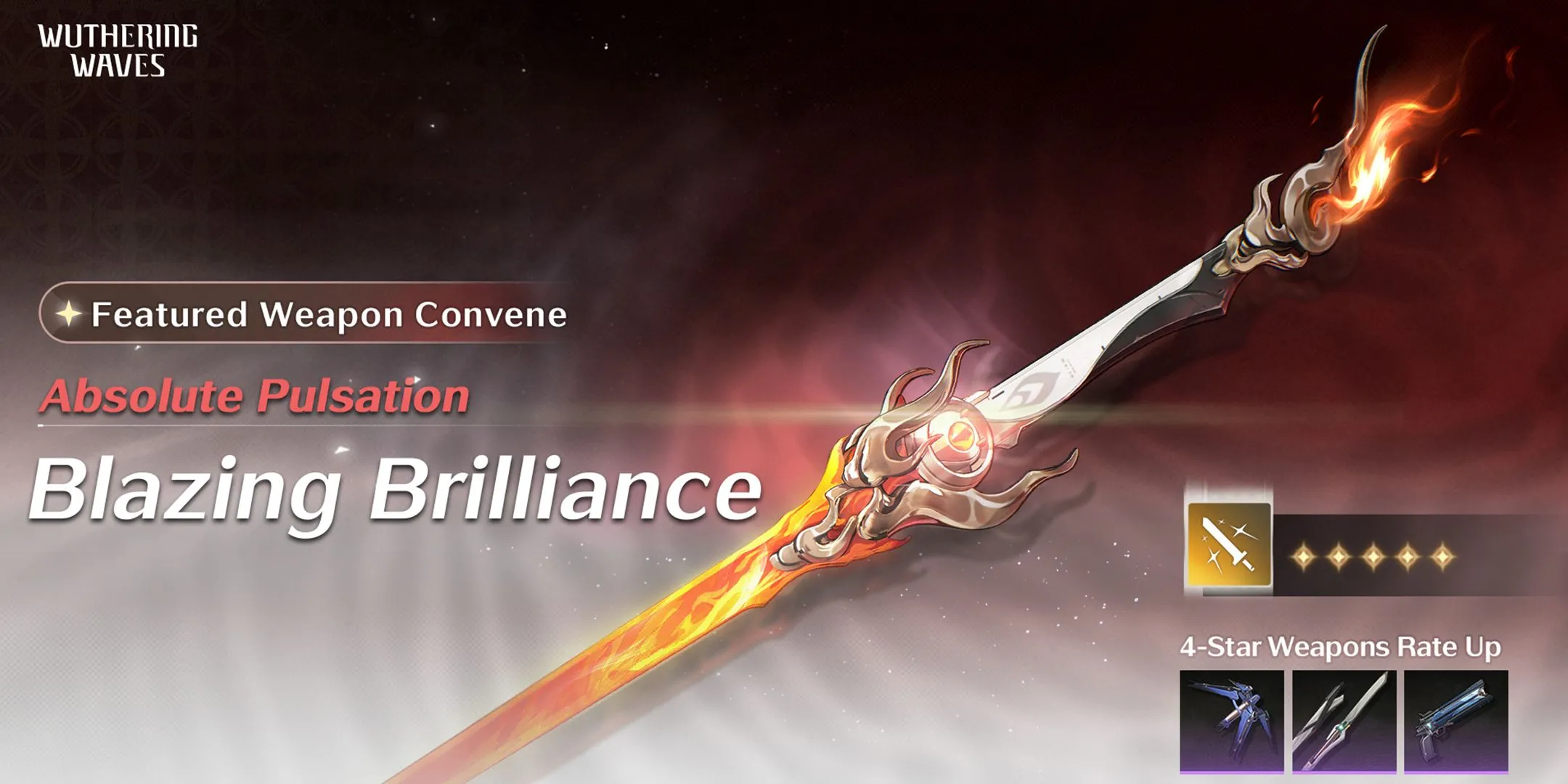 Hình ảnh vũ khí Blazing Brilliance - vũ khí độc quyền của Changli trong Wuthering Waves