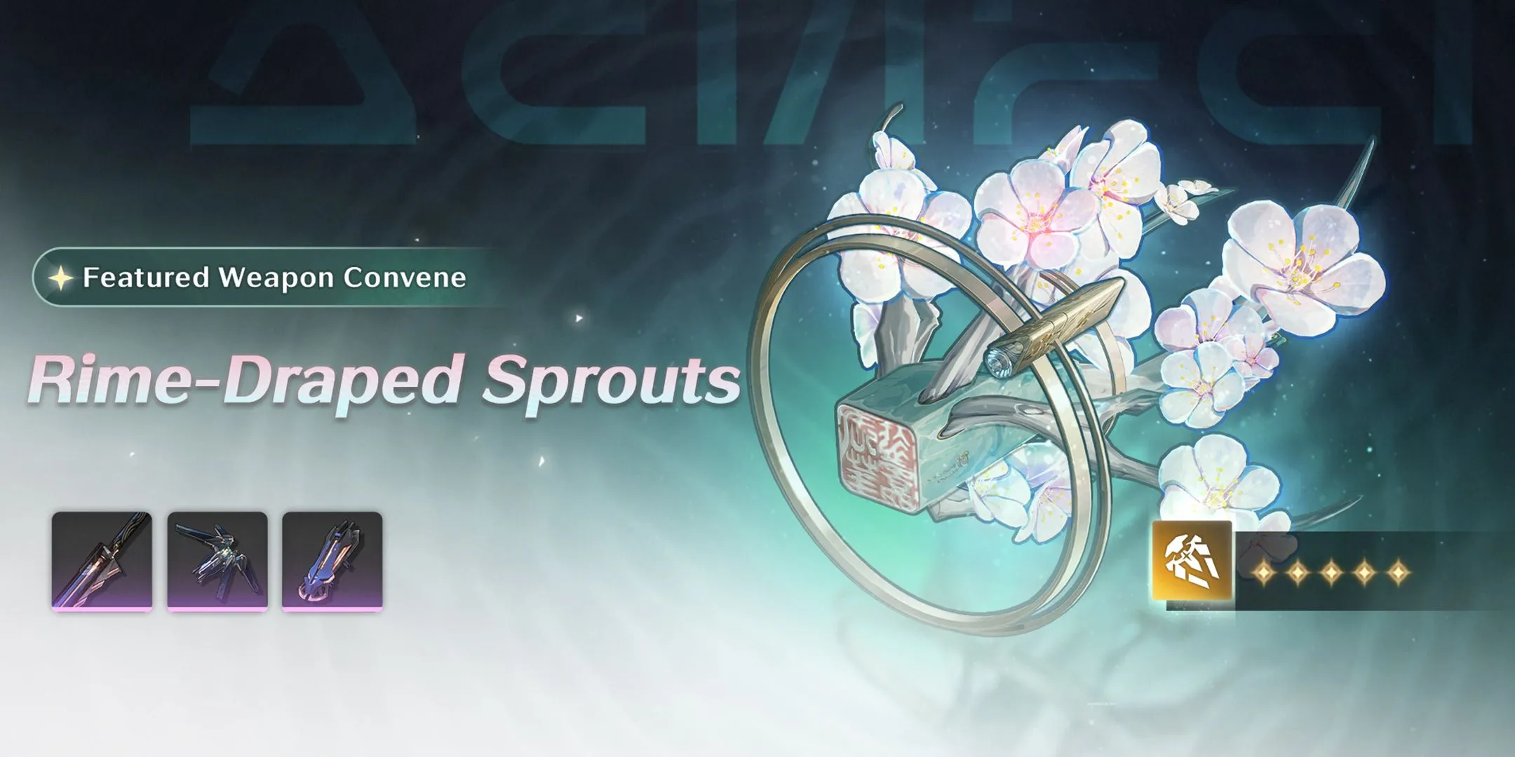 Hình ảnh vũ khí Rime-Draped Sprouts - vũ khí độc quyền của Zhezhi trong Wuthering Waves