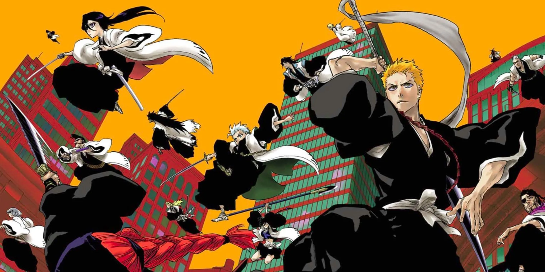 Ichigo Kurosaki và các Thần Chết chuẩn bị chiến đấu, có thể liên quan đến cốt truyện Hell Arc trong vũ trụ Bleach