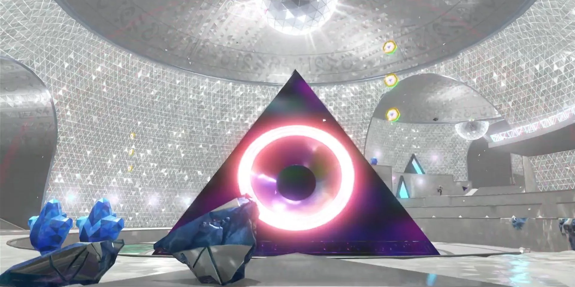 Khu vực Groove Layer sau khi game kết thúc, với các công trình mới như Disco Hall và Fossil Museum