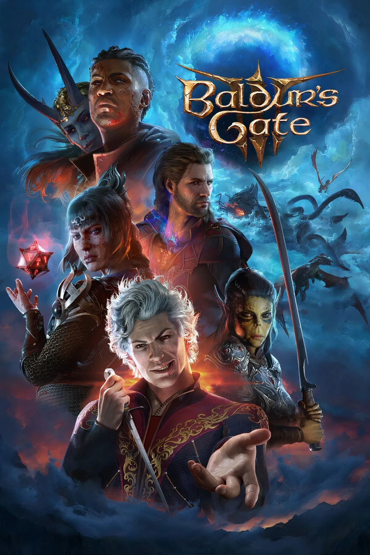 Khung cảnh thành phố ở Act 3 của game nhập vai Baldur's Gate 3