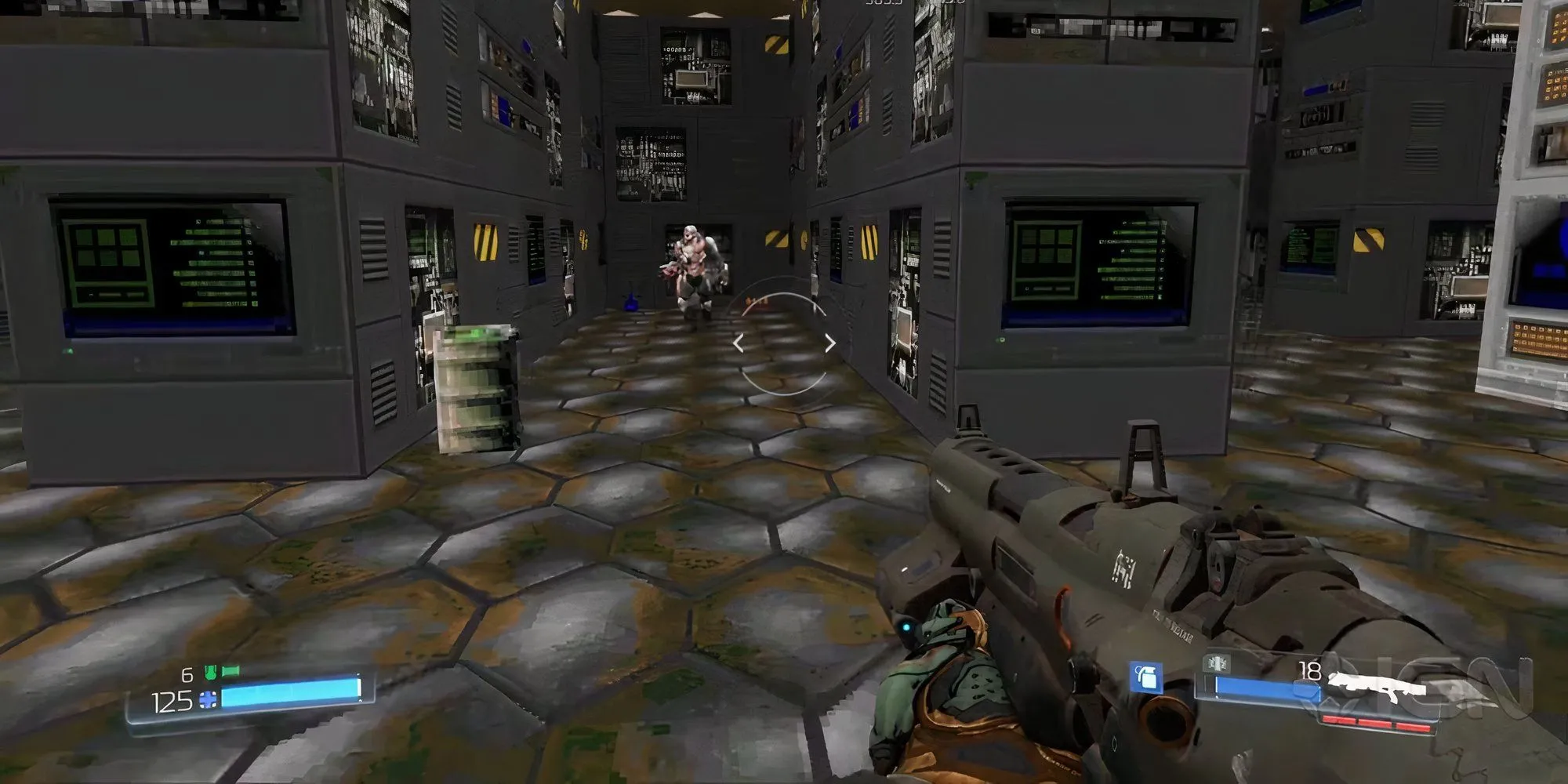 Màn chơi cổ điển trong DOOM 2016 tái hiện phong cách game gốc