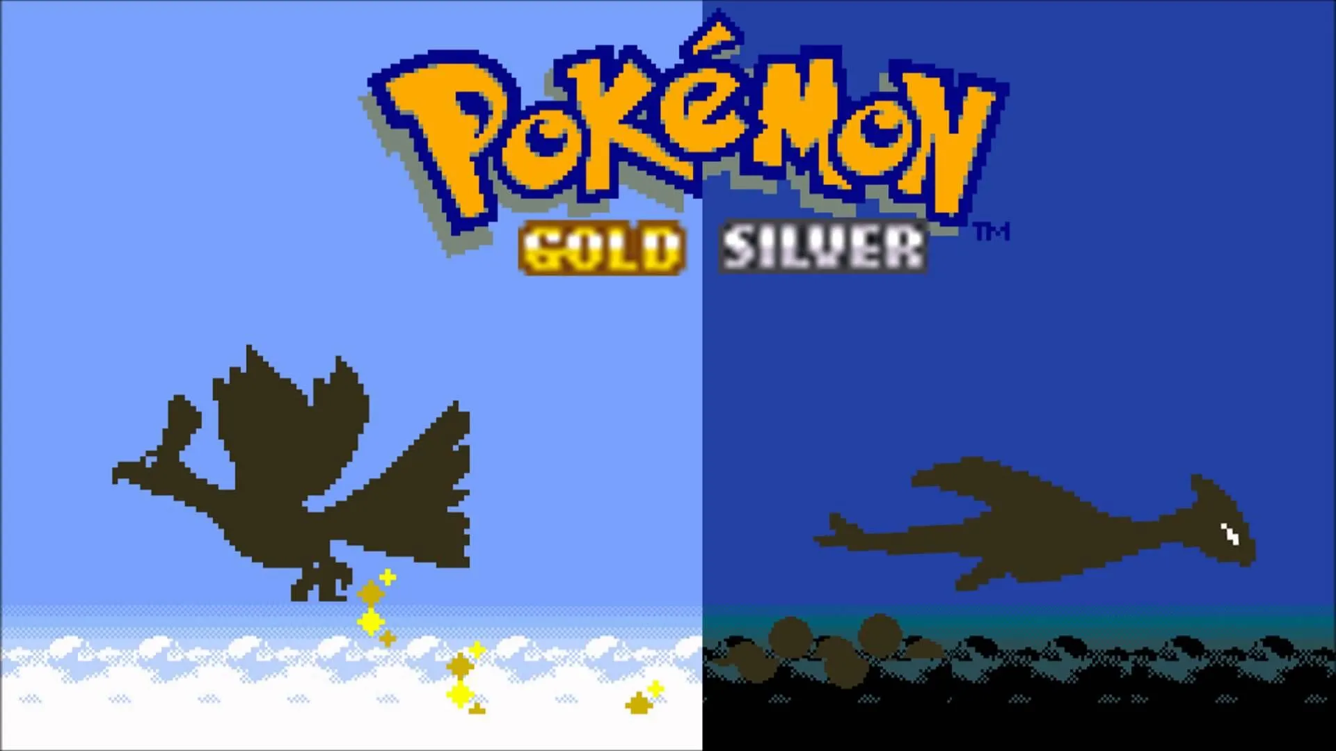 Màn hình giới thiệu game Pokémon Gold and Silver