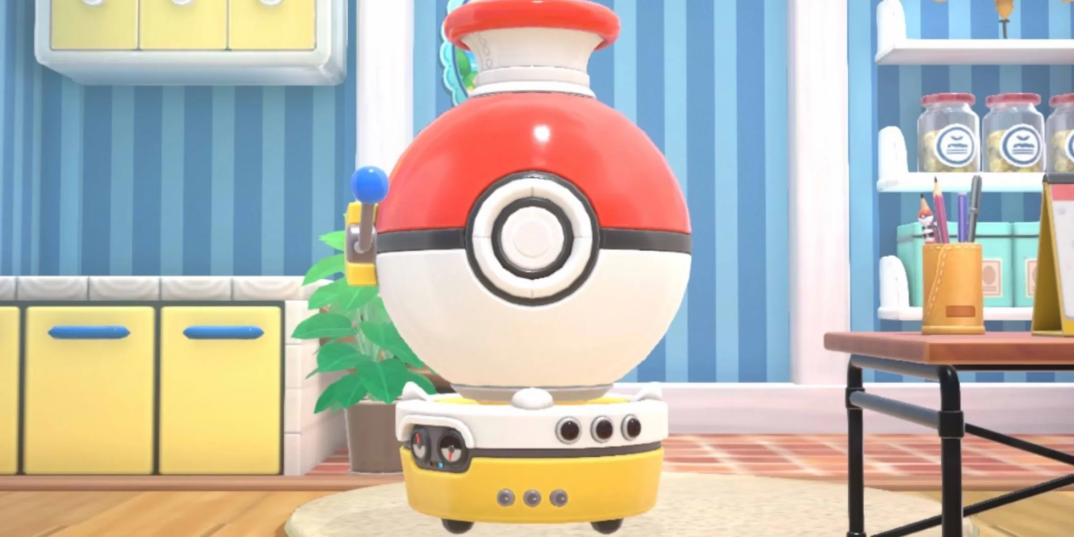 Máy Plush-O-Matic hình Poke Ball khổng lồ, nơi tạo ra thú nhồi bông Pokemon