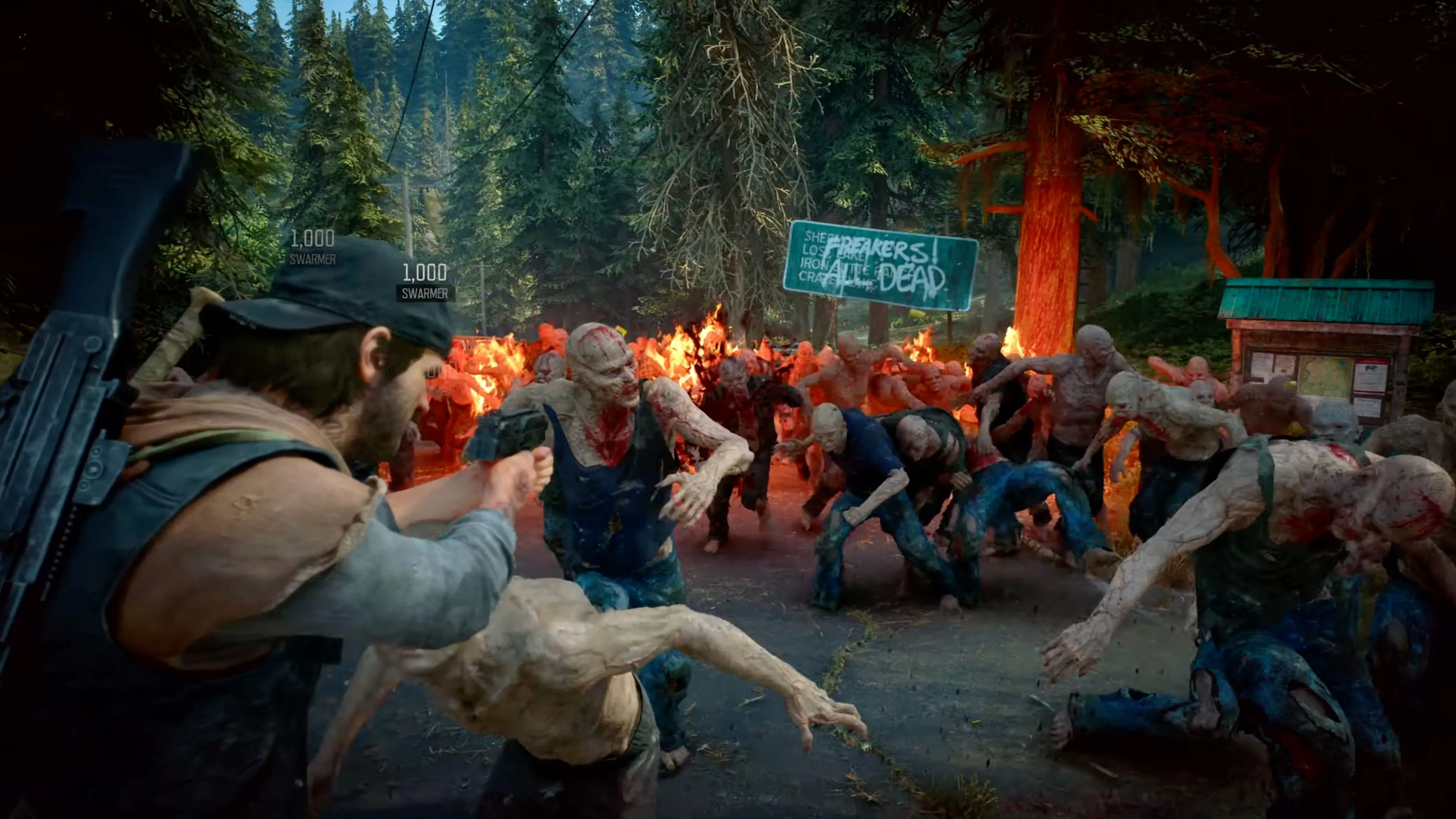 Một cảnh trong game Days Gone Remastered