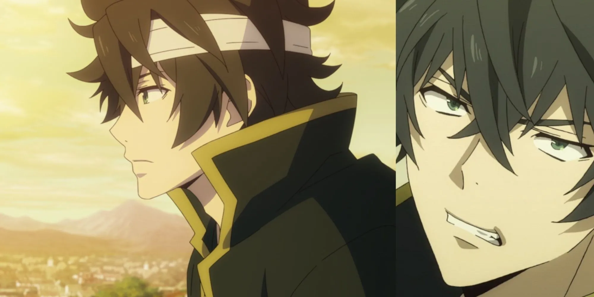 Naofumi, nhân vật chính của The Rising of the Shield Hero, đối mặt với sự khinh miệt