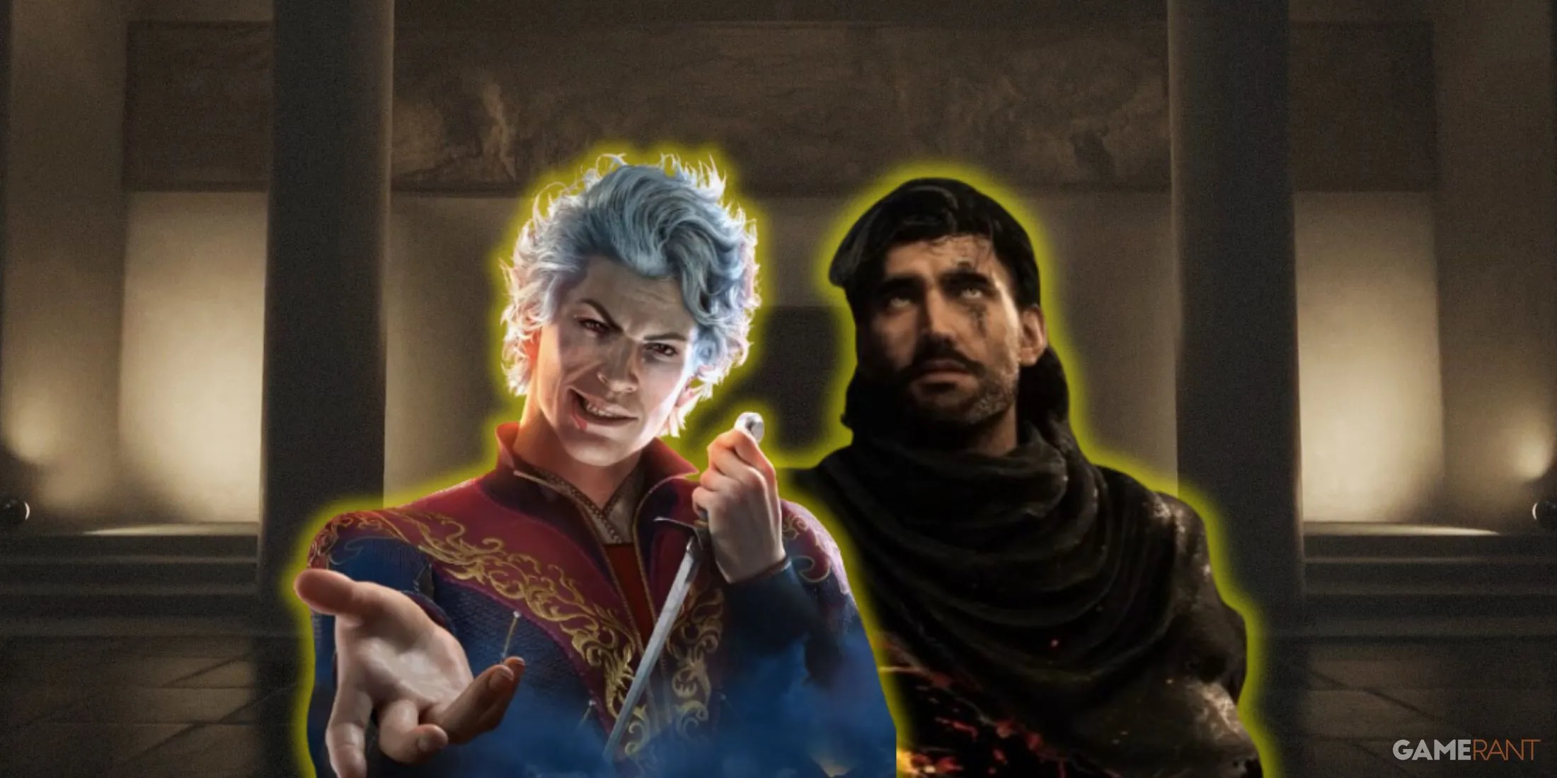 Neil Newbon trong vai Astarion Baldur's Gate 3 và hình ảnh game kinh dị Dead Take