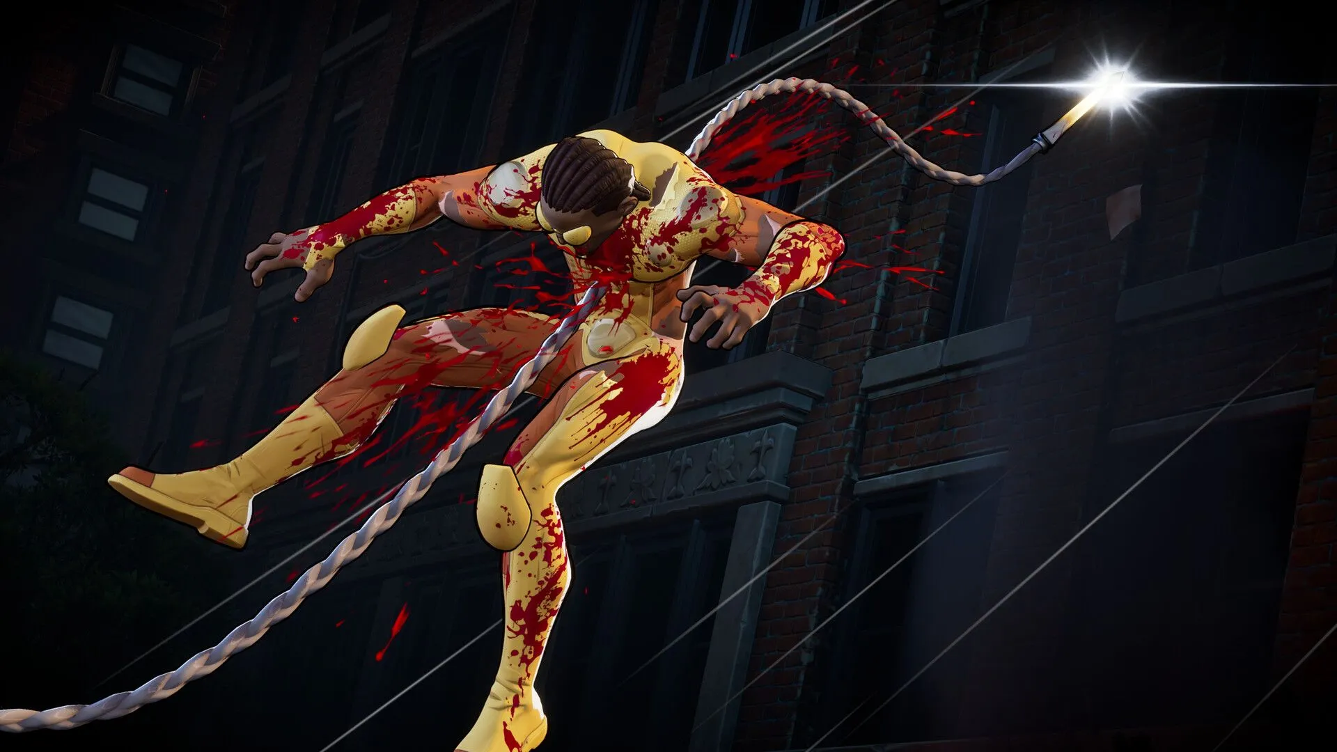 Nhân vật Omni-Man thể hiện uy lực trong một phân cảnh chiến đấu của Invincible VS.