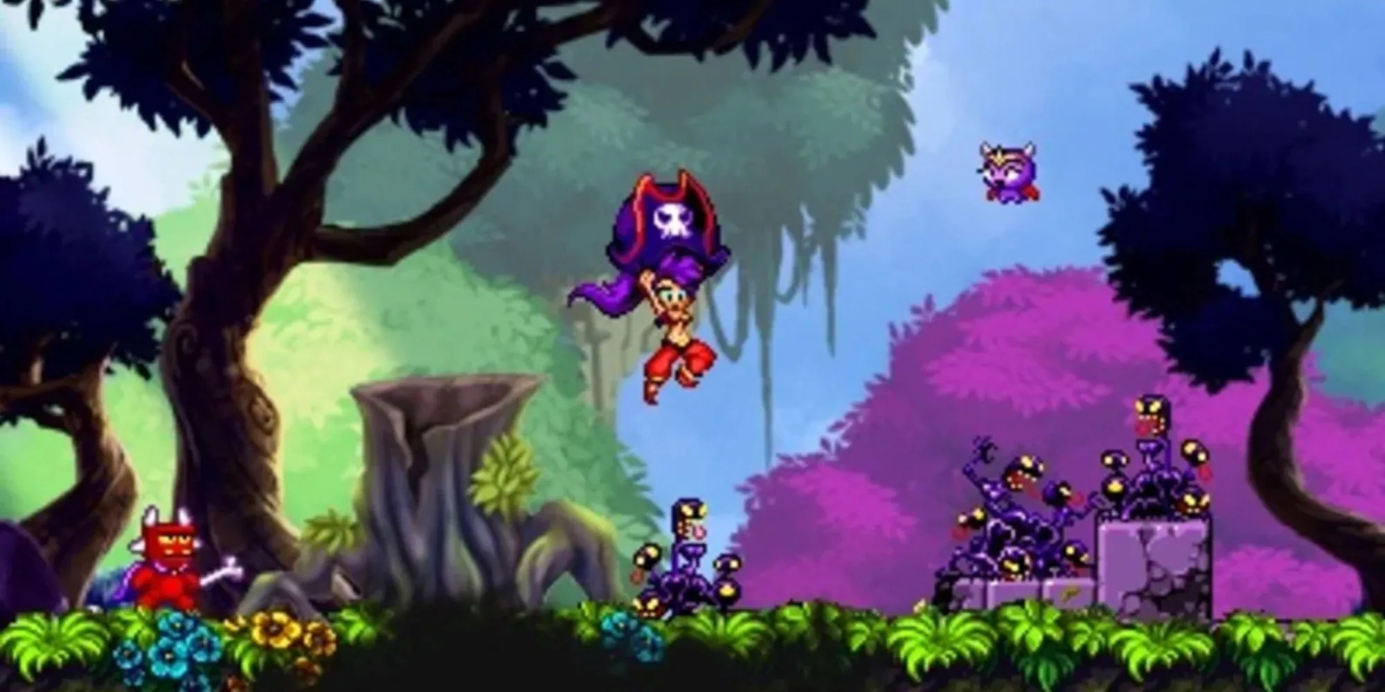 Nhân vật Shantae trong trang phục cướp biển ở Shantae and the Pirate's Curse