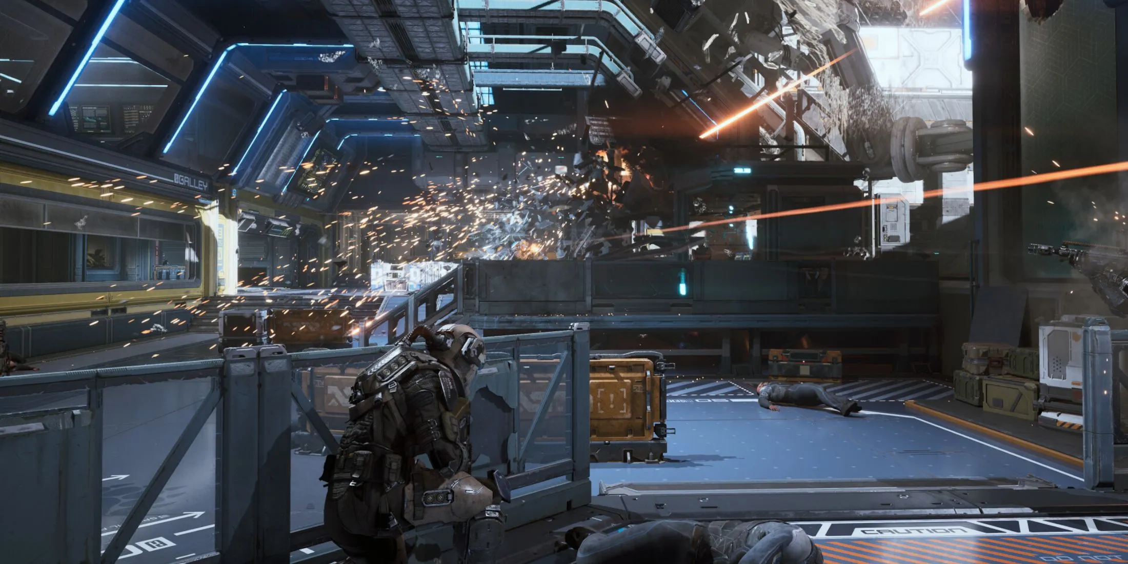 Nhân vật trong The Expanse: Osiris Reborn chuẩn bị chiến đấu, thể hiện phong cách hành động nhập vai góc nhìn thứ ba của tựa game mới từ Owlcat Games