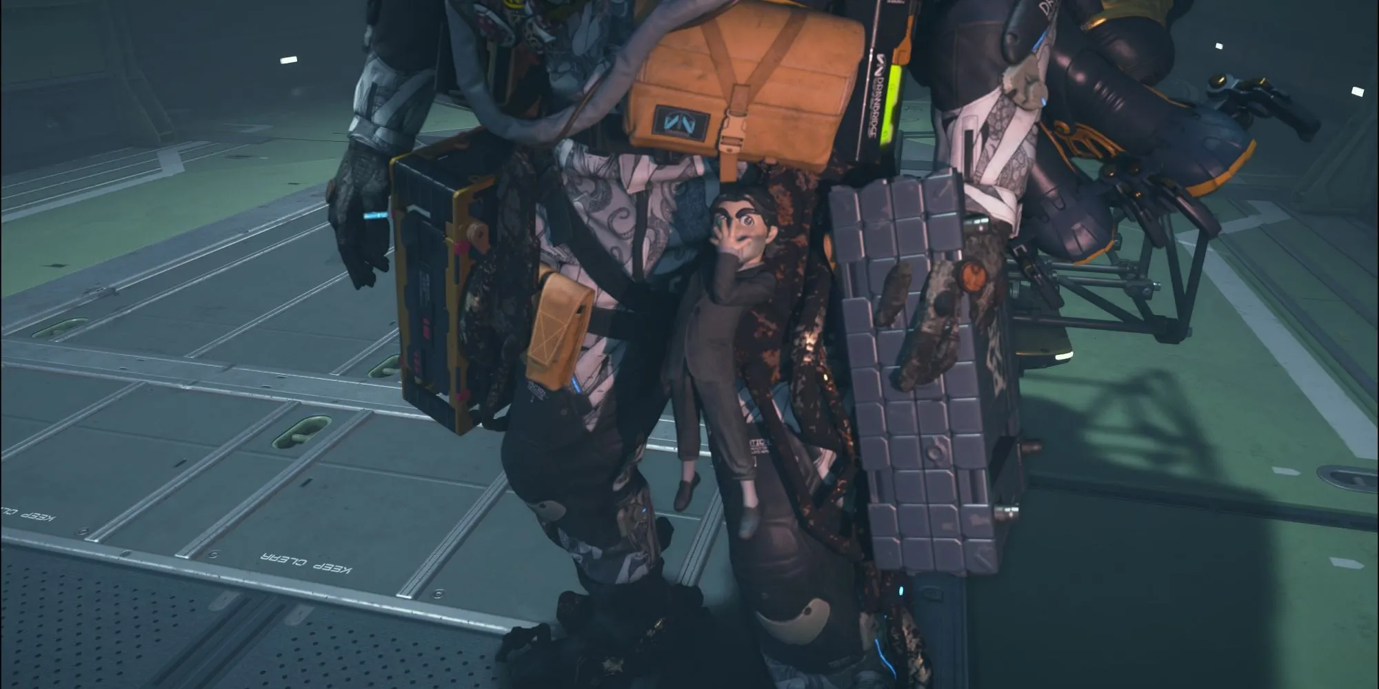 phần đầu của DHV Magellan đang di chuyển trong death stranding 2