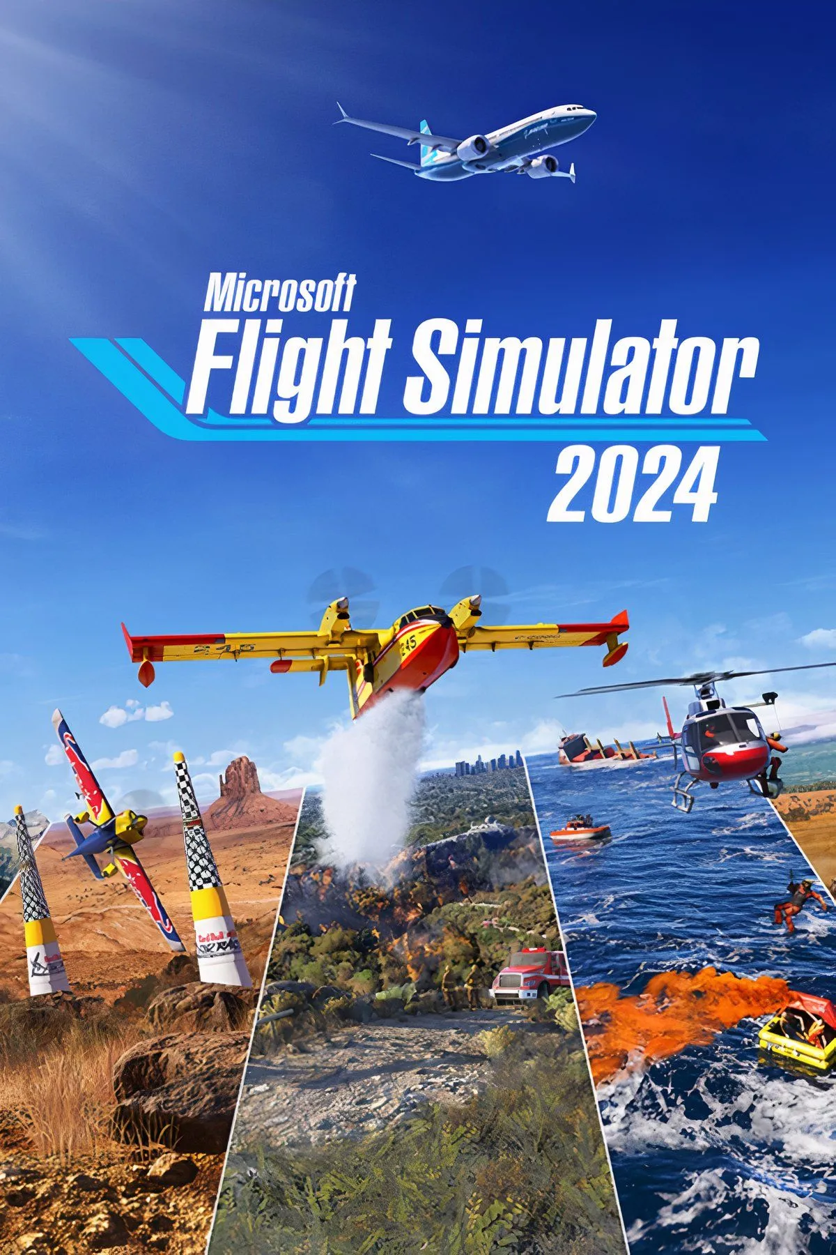 Phi công lái máy bay nhìn qua cửa sổ buồng lái, cảnh quan chân thực trong Microsoft Flight Simulator 2024