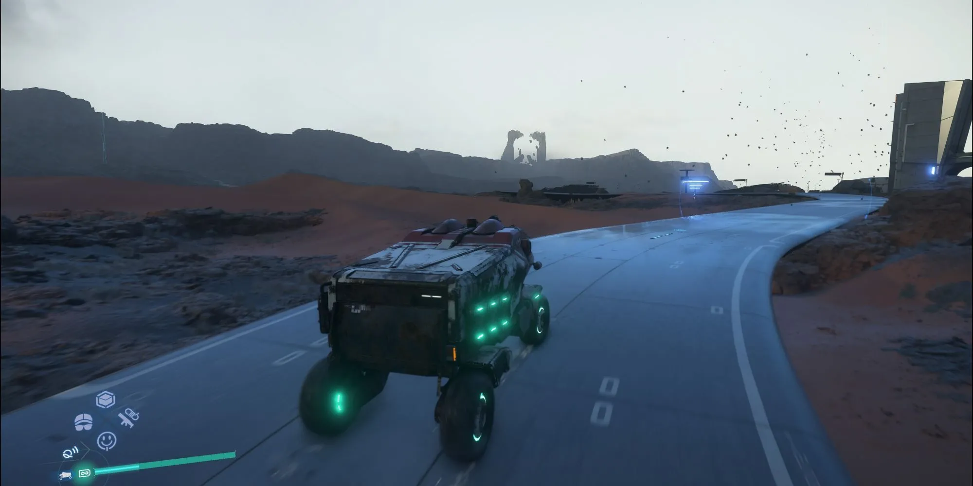phương tiện mới trong death stranding 2 vượt địa hình hiểm trở