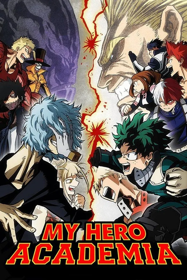 Poster chính thức của series My Hero Academia
