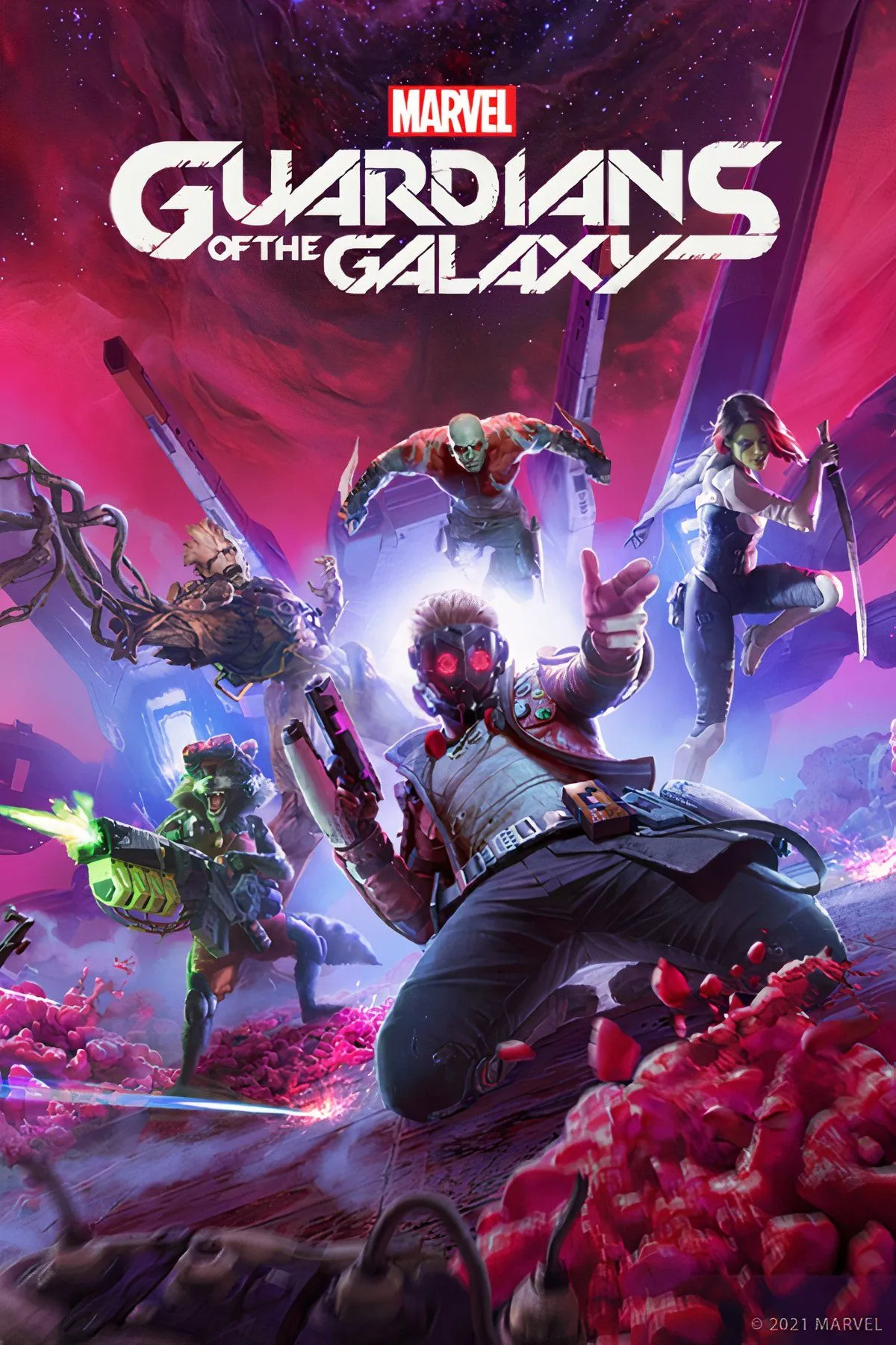 Star-Lord và đội Guardians of the Galaxy trong trò chơi