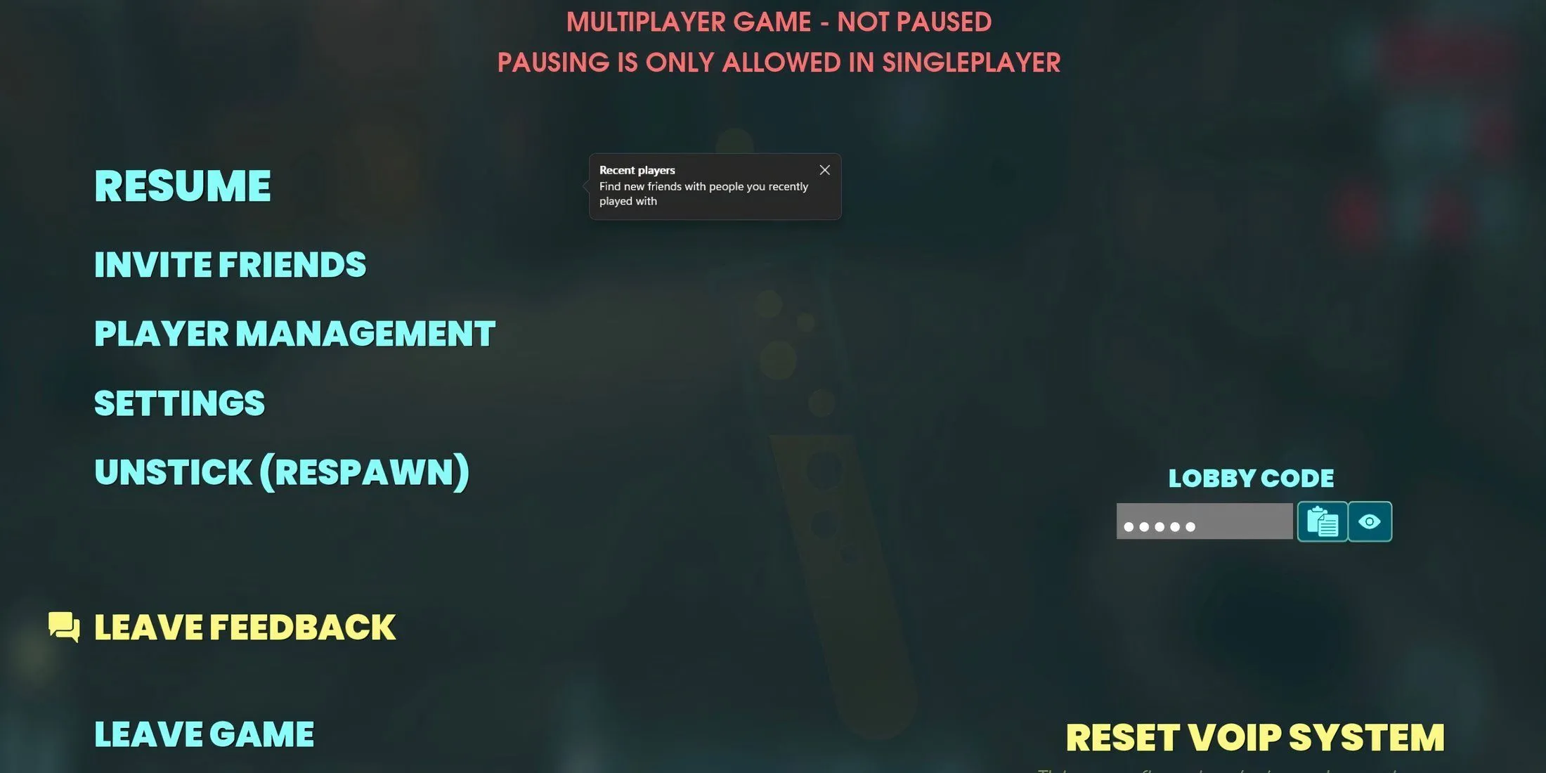 Tham gia Abiotic Factor qua Lobby Code - Nhập mã phòng
