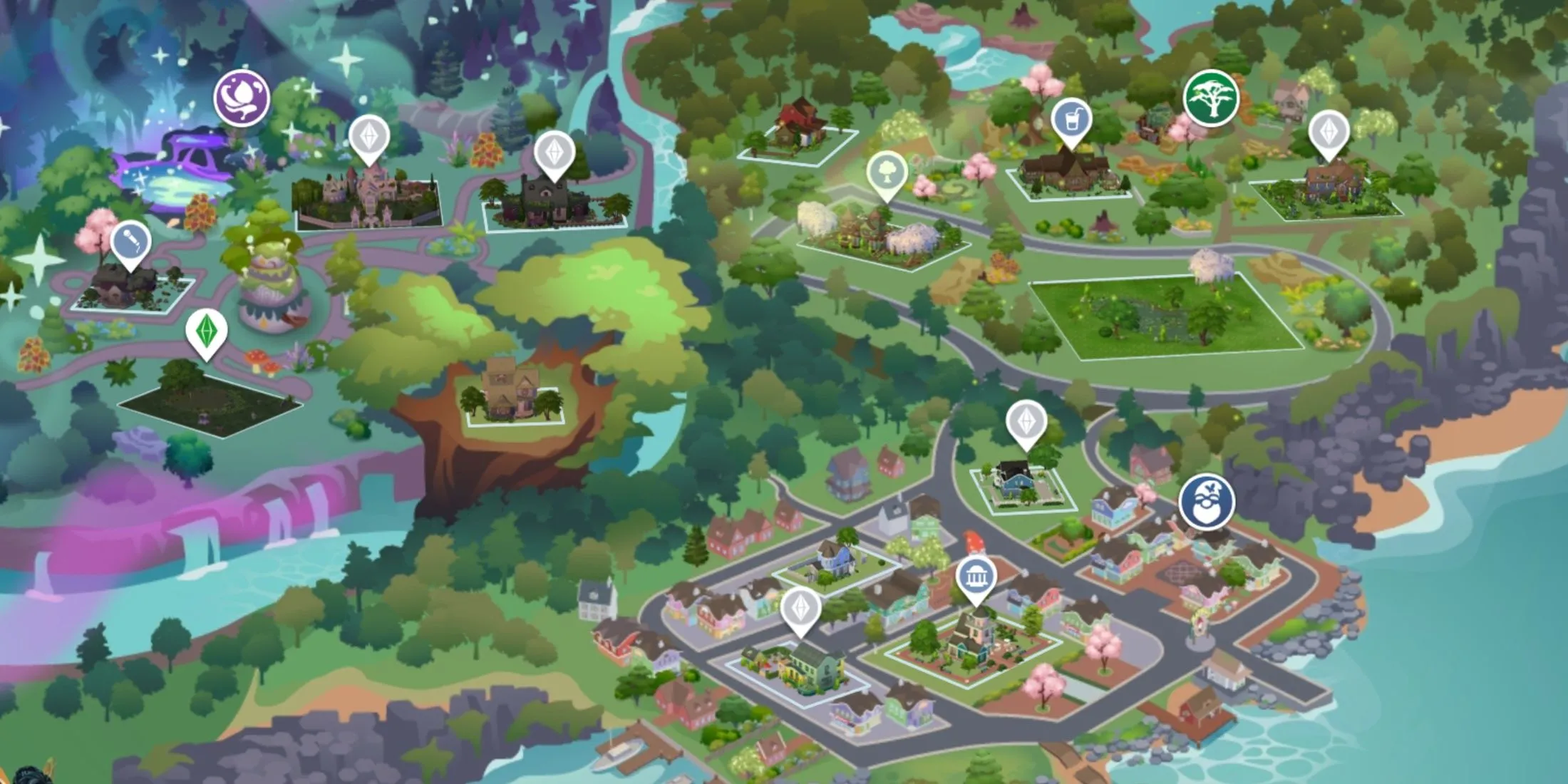 Thế giới Innisgreen thơ mộng dành cho Tiên trong The Sims 4 Enchanted by Nature