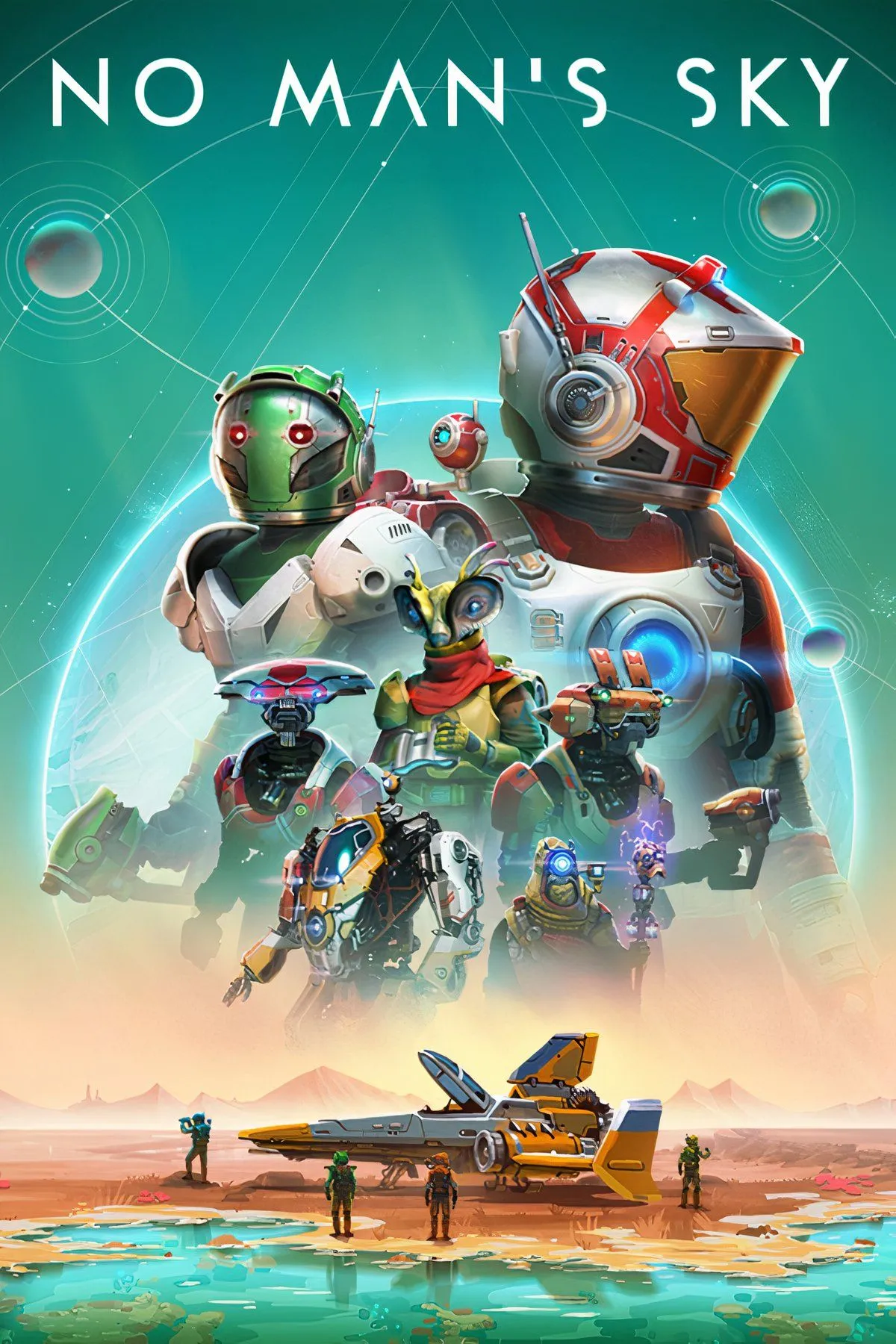 Toàn cảnh căn cứ Pizza Hut trong No Man's Sky với thiết kế mái nhà đặc trưng và khu vực bên trong