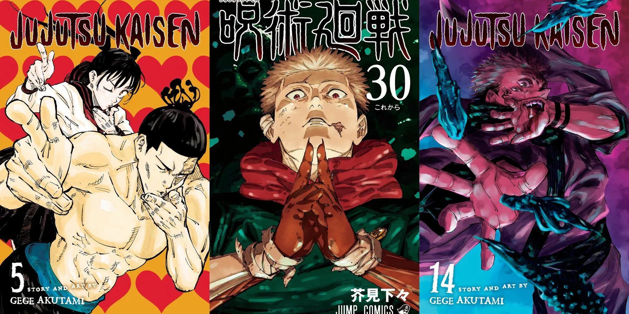 Tổng hợp các bìa manga Jujutsu Kaisen đẹp nhất