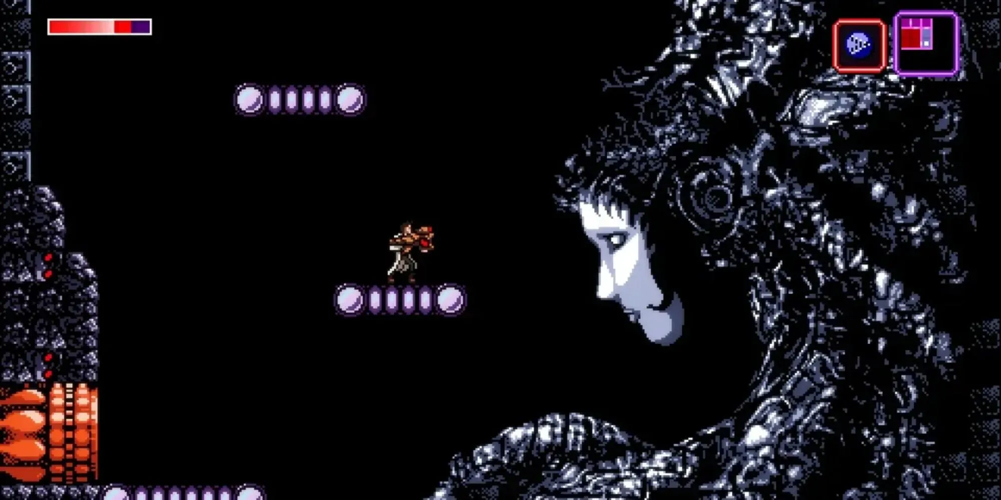 Trace di chuyển trong thế giới biomechanical độc đáo của Axiom Verge