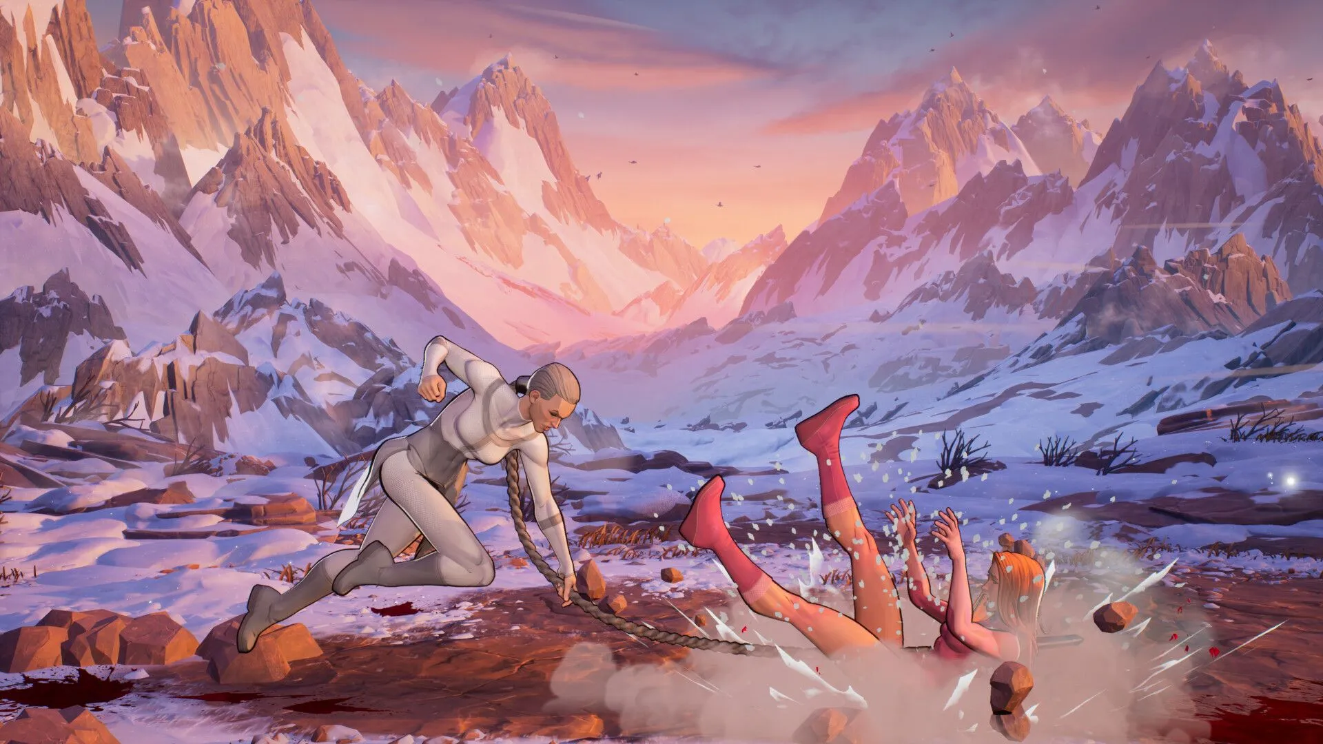 Trận đấu nảy lửa giữa hai nhân vật trong môi trường đô thị của Invincible VS.