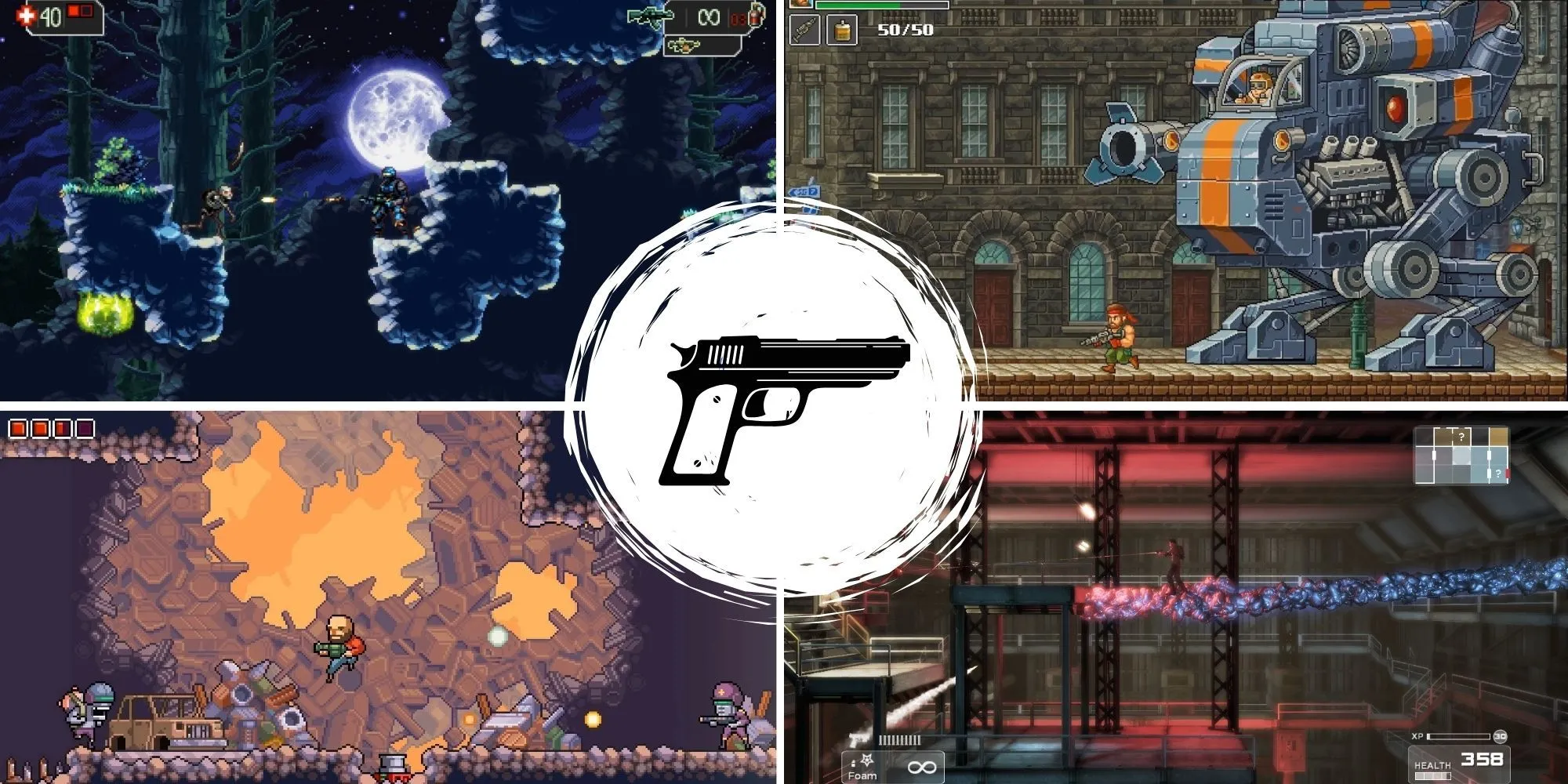 Tuyển tập game Metroidvania nổi bật với yếu tố bắn súng hấp dẫn