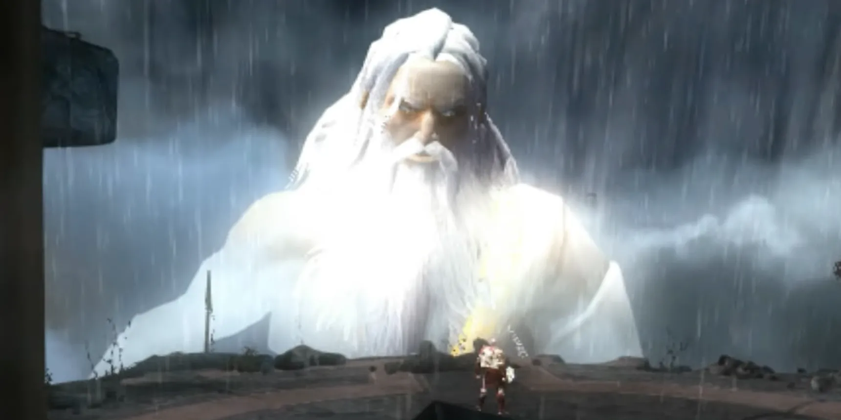 Vị thần tối cao Zeus trong trận chiến sử thi ở God of War 2 trên PS2