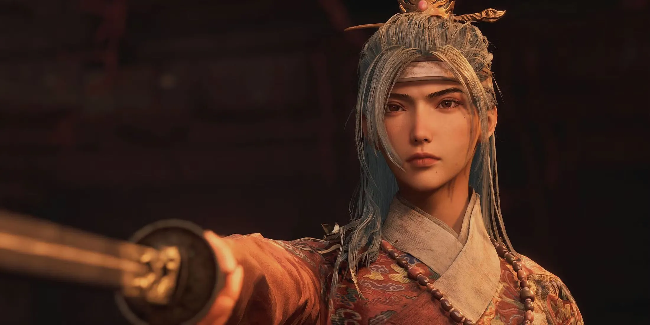 Wuchang: Fallen Feathers - Màn hình khởi động game với nhân vật chính và tên logo game